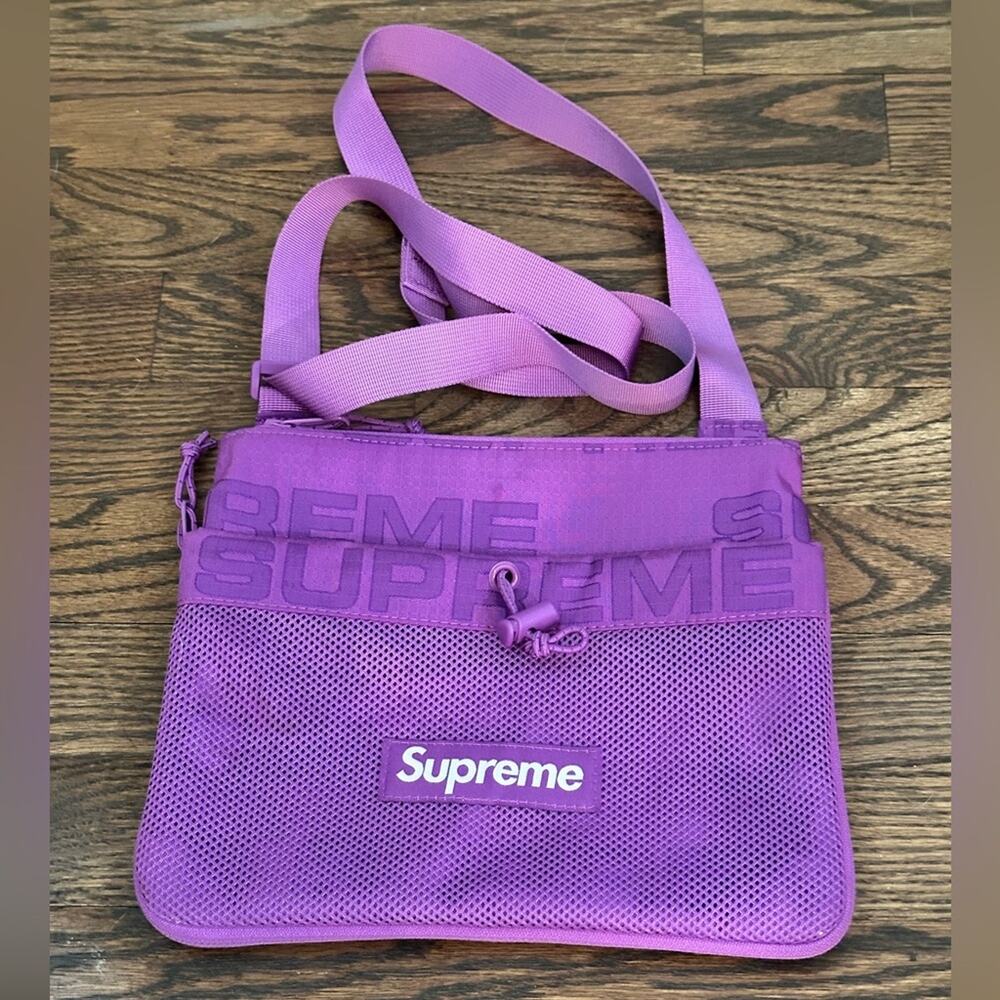 Supreme - Side Bag - Purple - Crossbody - Expandable